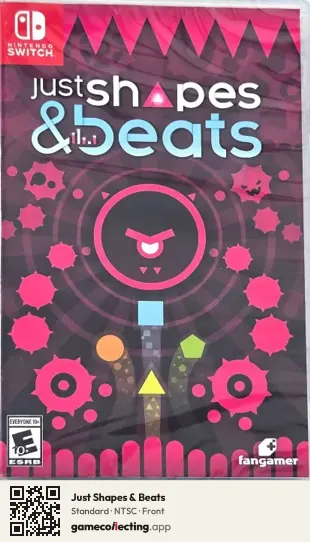 Just Shapes & Beats Nintendo Switch, NTSC box front