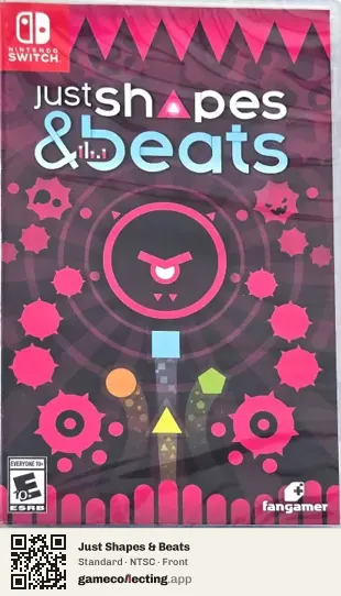 Just Shapes & Beats Nintendo Switch, NTSC box front