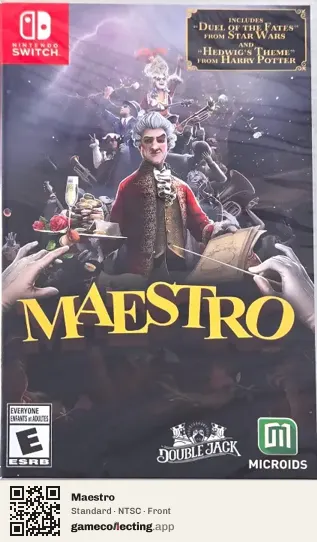 Maestro Nintendo Switch, NTSC box front
