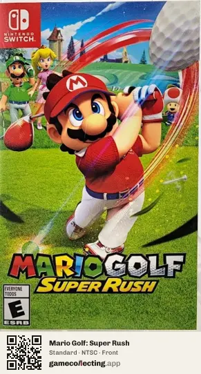 Mario Golf: Super Rush Nintendo Switch, NTSC box front