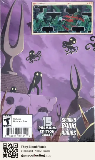 They Bleed Pixels Nintendo Switch, NTSC box back