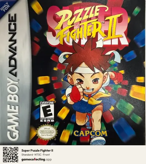 Super Puzzle Fighter II Game Boy Advance, NTSC box front