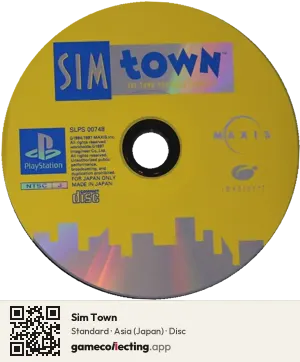 Sim Town PlayStation, Asia disc