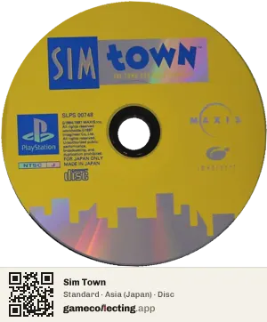 Sim Town PlayStation, Asia disc