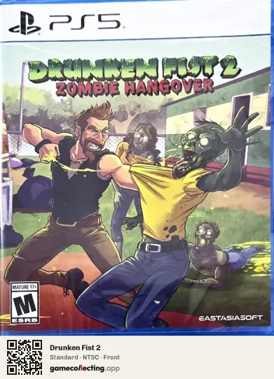 Drunken Fist 2 PlayStation 5, NTSC box front