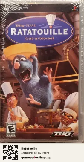Ratatouille PlayStation Portable, NTSC box front