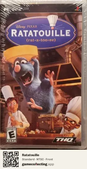 Ratatouille PlayStation Portable, NTSC box front