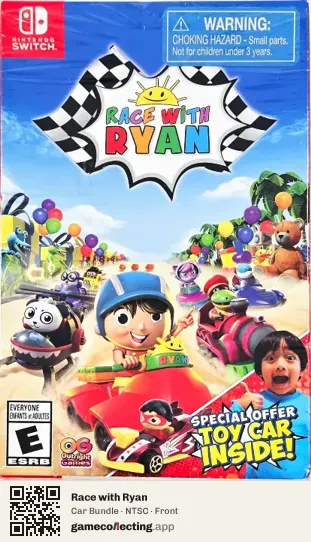 Race with Ryan Nintendo Switch, NTSC box front