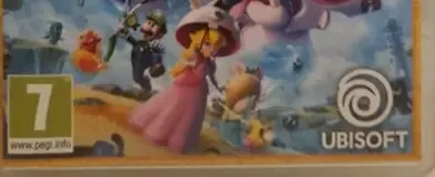 Mario + Rabbids Sparks of Hope, the PEGI square on its front