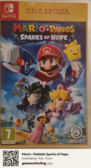 Mario + Rabbids Sparks of Hope Nintendo Switch, PAL box front