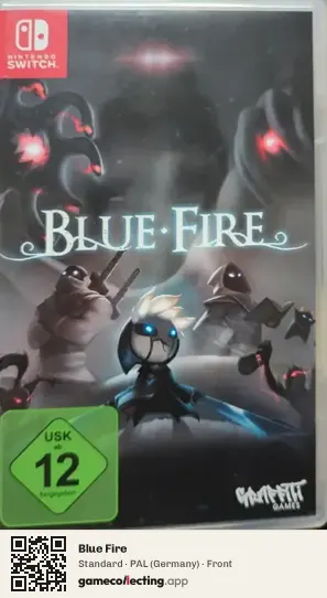 Blue Fire Nintendo Switch, Germany box front