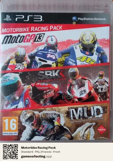 Motorbike Racing Pack PlayStation 3, France box front