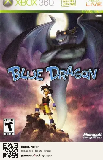 Blue Dragon Xbox 360, NTSC box front