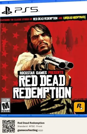 Red Dead Redemption PlayStation 5, NTSC box front