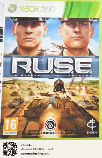 R.U.S.E. Xbox 360, Italy box front