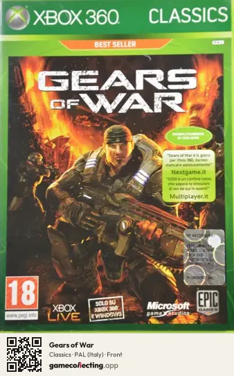Gears of War Xbox 360, Italy box front