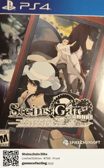 Steins;Gate Elite PlayStation 4, NTSC box front