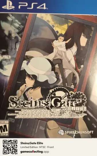 Steins;Gate Elite PlayStation 4, NTSC box front