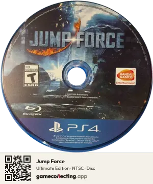 Jump Force PlayStation 4, NTSC disc