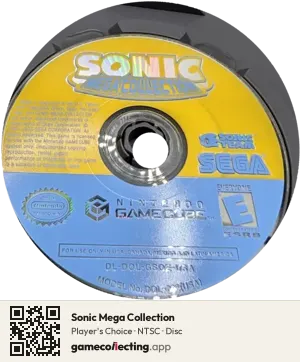 Sonic Mega Collection Nintendo GameCube, NTSC disc