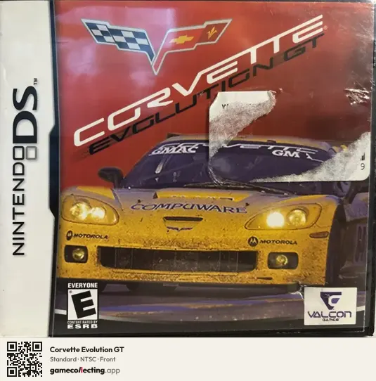 Corvette Evolution GT Nintendo DS, NTSC box front