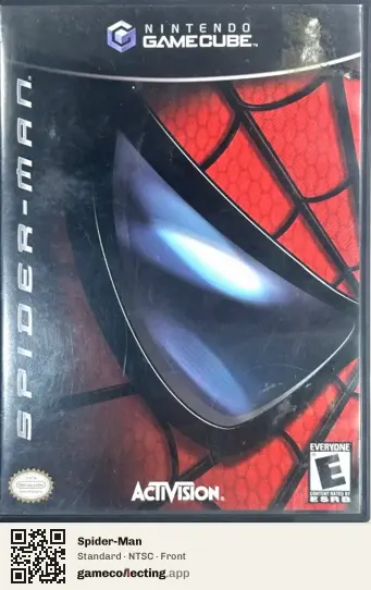 Spider-Man Nintendo GameCube, NTSC box front