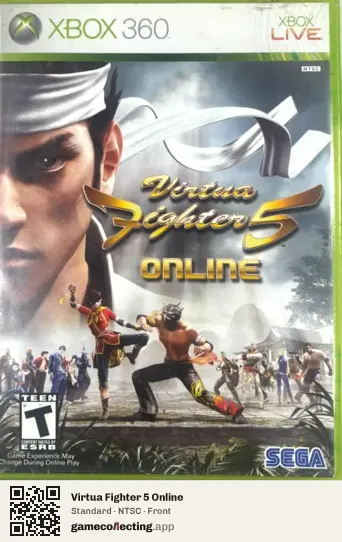 Virtua Fighter 5 Online Xbox 360, NTSC box front