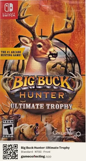 Big Buck Hunter: Ultimate Trophy Nintendo Switch, NTSC box front