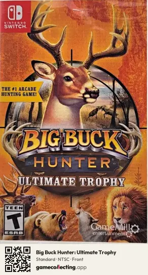 Big Buck Hunter: Ultimate Trophy Nintendo Switch, NTSC box front