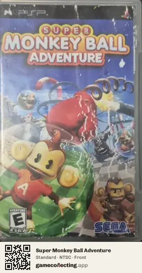 Super Monkey Ball Adventure PlayStation Portable, NTSC box front