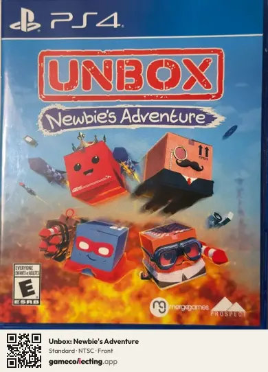 Unbox: Newbie's Adventure PlayStation 4, NTSC box front