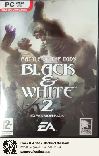 Black & White 2: Battle of the Gods Computer, PAL box front