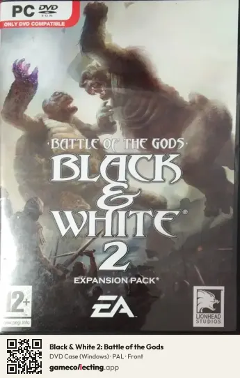 Black & White 2: Battle of the Gods Computer, PAL box front