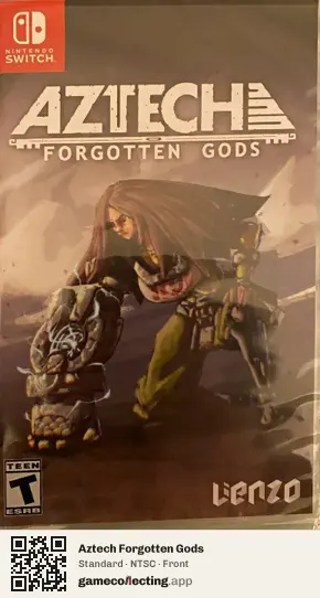 Aztech Forgotten Gods Nintendo Switch, NTSC box front