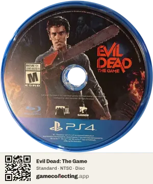 Evil Dead: The Game PlayStation 4, NTSC disc