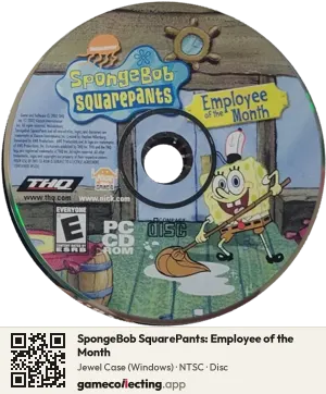 SpongeBob SquarePants: Employee of the Month Computer, NTSC disc