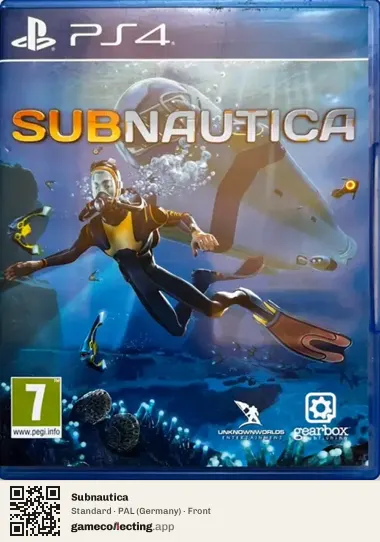 Subnautica PlayStation 4, Germany box front