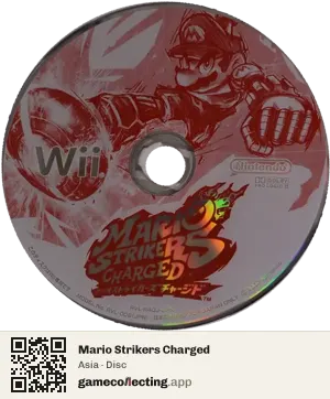 Mario Strikers Charged Nintendo Wii, Asia disc