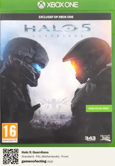 Halo 5: Guardians Xbox One, Netherlands box front