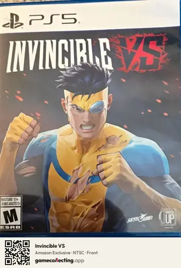 Invincible VS PlayStation 5, NTSC box front