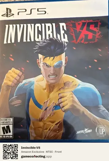 Invincible VS PlayStation 5, NTSC box front