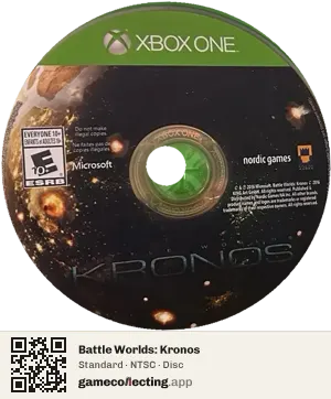 Battle Worlds: Kronos Xbox One, NTSC disc