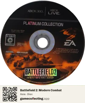 Battlefield 2: Modern Combat Xbox 360, Asia disc