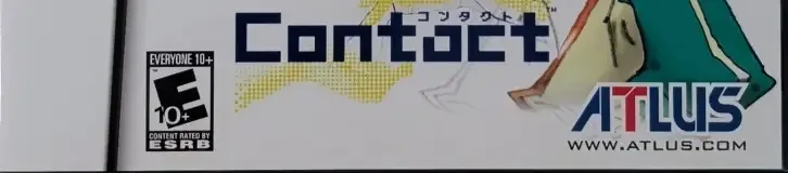 Contact, the ESRB box on its front