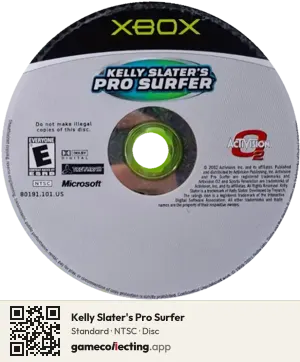 Kelly Slater's Pro Surfer Xbox, NTSC disc