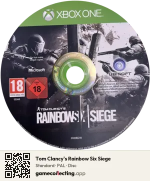 Tom Clancy's Rainbow Six Siege Xbox One, PAL disc