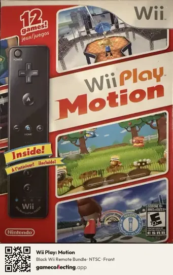 Wii Play: Motion Nintendo Wii, NTSC box front