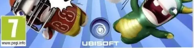 Rabbids Rumble, the PEGI square on its front