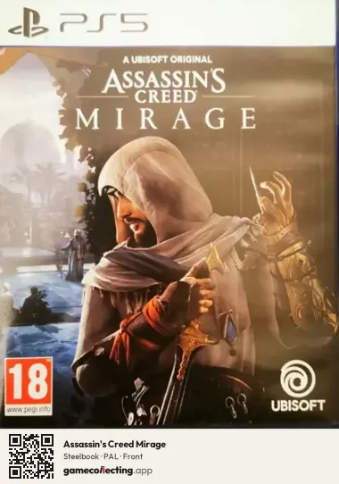 Assassin's Creed Mirage PlayStation 5, PAL box front