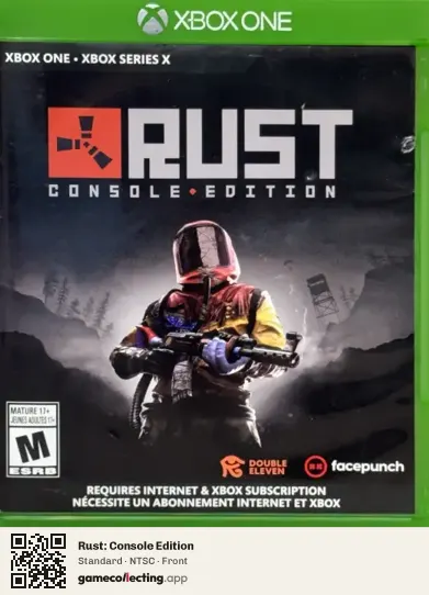Rust: Console Edition Xbox One, NTSC box front